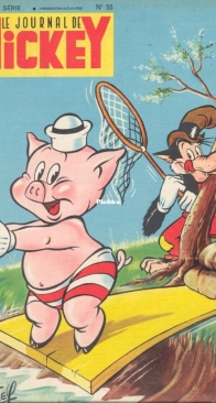Le Journal de Mickey 0055 - Hachette 1953 - French