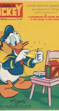 Le Journal de Mickey 1091 - Hachette 1973 - French