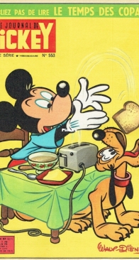 Le Journal de Mickey 0553 - Hachette 1962 - French