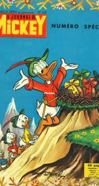 Le Journal de Mickey 0412 - Hachette 1960 - French