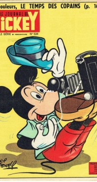 Le Journal de Mickey 0534 - Hachette 1962 - French