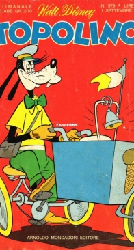 Topolino 0979 - Mondadori 1974 - Italian