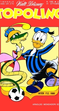 Topolino 1092 - Mondadori 1976 - Italian