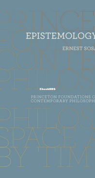 Epistemology - Ernest Sosa - English