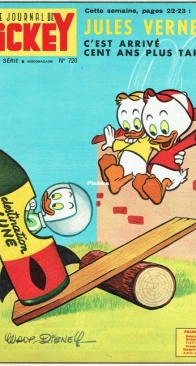 Le Journal de Mickey 0720 - Hachette 1966 - French