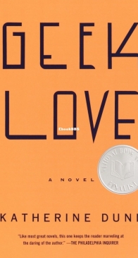Geek Love - Katherine Dunn - English