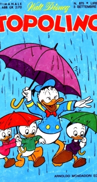 Topolino 0875 - Mondadori 1972 - Italian