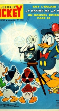 Le Journal de Mickey 1043 - Hachette 1972 - French