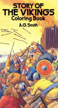 Story of the Vikings - Dover Coloring Book - English
