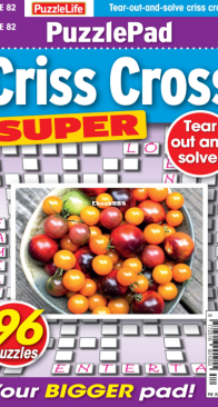 PuzzleLife PuzzlePad Criss Cross Super - Issue 82 - 08.2024 - English
