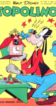 Topolino 0599 - Mondadori 1967 - Italian
