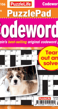 PuzzleLife PuzzlePad Codewords - Issue 106 - December 2024 - English