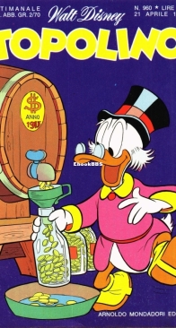 Topolino 0960 - Mondadori 1974 - Italian