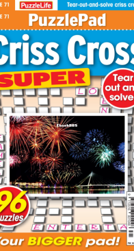PuzzleLife PuzzlePad Criss Cross Super - Issue 71 - 11.2023 - English