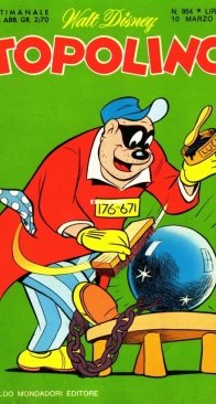 Topolino 0954 - Mondadori 1974 - Italian