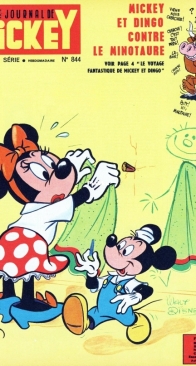 Le Journal de Mickey 0844 - Hachette 1968 - French