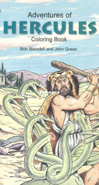 Adventures of Hercules - Dover Coloring Book - English