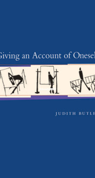 Giving an Account of Oneself - Judith Butler - English