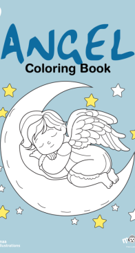 Angel - Coloring Book - Monkey Pen - English