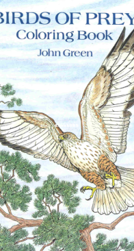 Birds of Prey - Dover Coloring Book - English