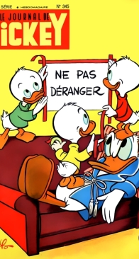 Le Journal de Mickey 0345 - Hachette 1958 - French
