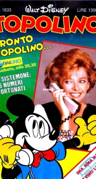 Topolino 1633 - Mondadori 1987 - Italian