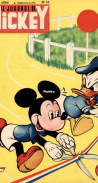 Le Journal de Mickey 0014 -  Hachette 1952 - French