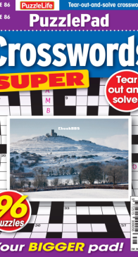 PuzzleLife PuzzlePad Crosswords Super - Issue 86 - December 2024 - English