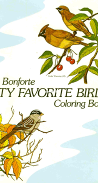Fifty Favorite Birds - Dover Coloring Book - English