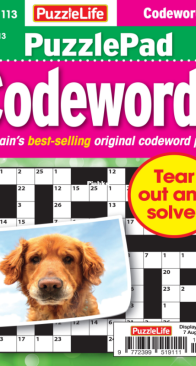 Puzzle Life - PuzzlePad Codewords - Issue 113 - 07.2025 - English