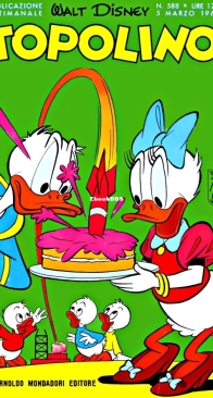 Topolino 0588 - Mondadori 1967 - Italian