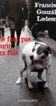 Il Ne Faut Pas Mourir Deux Fois - Ricardo Méndez 10 - Francisco Gonzalez Ledesma - French