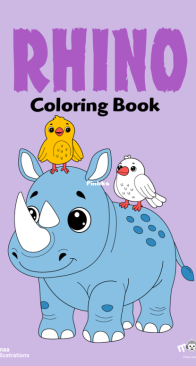 Rhino - Coloring Book - Monkey Pen - English