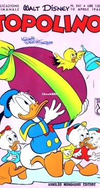 Topolino 0541 - Mondadori 1966 - Italian